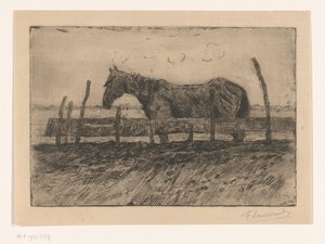 馬 作： Frans Smissaert (signed by artist)