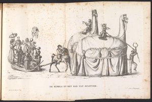 2 頭のラクダと運命の輪、1825 年 The Camels and the Wheel of Avantuer (オブジェクトのタイトル) 作： Frans Vervloet
