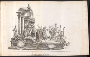 1825年、聖ロンブーの行列の2番目のフロート Tweeden Prael-waegen (オブジェクトのタイトル) 作： Frans Vervloet