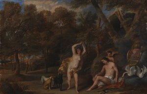 殺されたアドニスを嘆くヴィーナス 作： Frans Wouters