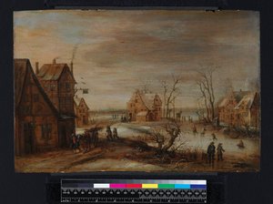 冬の村 作： Frans de Momper
