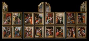Kristuksen ja Neitsyen elämä 作： Frans the Elder Francken