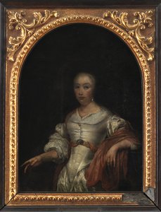 女性の肖像 作： Frans van I Mieris