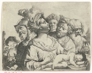 ケレス、火星、土星 (四つの時代) 作： Frans van Mieris (II) (rejected attribution)