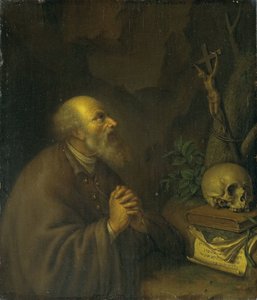 隠者 作： Frans van Mieris (II)