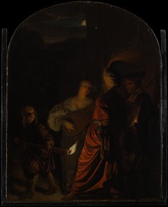 セレナーデ、カリフォルニア。 1678-80。 作： Frans van Mieris