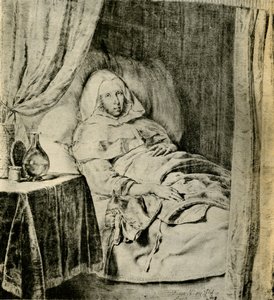 病気の女性 作： Frans van Mieris