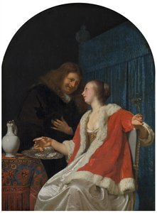 オイスターミール、1661年。 作： Frans van Mieris the Elder