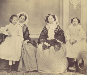エリーゼ・ハウザーマン、ヘルミーネ、マリー、マリー・アントワーヌ、1850～60年代。