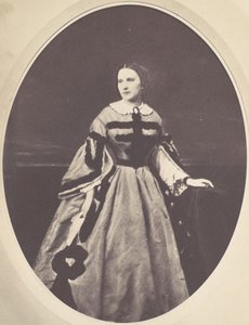 [女性のポートレート、立ち、左向き]、1850 年代から 60 年代。 作： Franz Antoine