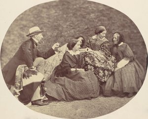 [マティアス・ハウザーマン、マリー・アントワーヌ、エリーゼ・ハウザーマン、ペペ・ヴェス]、1850年代から60年代。 作： Franz Antoine