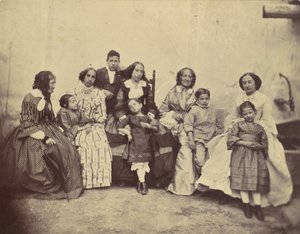 [アントワーヌ家の 10 人のメンバー]、1850 年代から 60 年代。 作： Franz Antoine