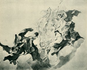 信仰の寓意、正義と絵画、1758年-1759年、1943年。 作： Franz Anton Maulbertsch
