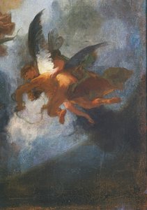 フランツ・アナトン・モールバーシュ（1724-1796）作「全世界に対するイエズス会の使命のアレゴリー」より天使たちの部分。ドイツ 作： Franz Anton Maulbertsch