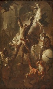 聖アンドリューの殉教 作： Franz Anton Maulbertsch