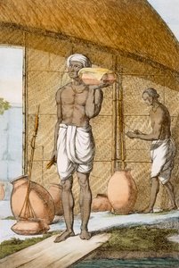 バターマン、「ヒンズー教徒、またはその方法、衣装および儀式の説明」、c.1808-12（カラーエッチング）から