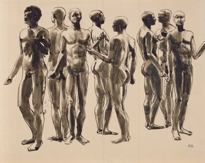 男性ヌード8枚 作： Franz Barwig d. Ä.