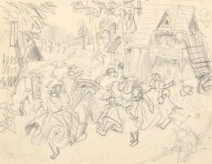田舎の結婚式 作： Franz Barwig d. Ä.