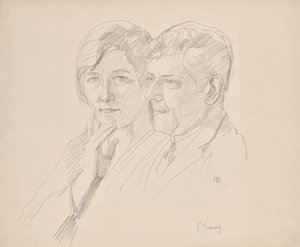 グレーテ・ワーグナー＝バルウィグとDr. ヨーゼフ・ワグナー 作： Franz Barwig d. Ä.