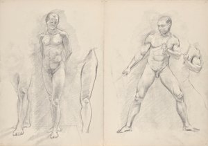男性ヌード 作： Franz Barwig d. Ä.
