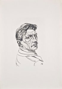 自画像 作： Franz Barwig d. Ä.