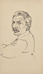 自画像 作： Franz Barwig d. Ä.