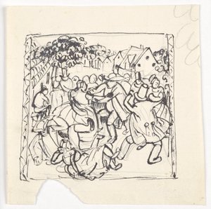 踊る農民 作： Franz Barwig d. Ä.