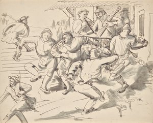 踊る農民 作： Franz Barwig d. Ä.