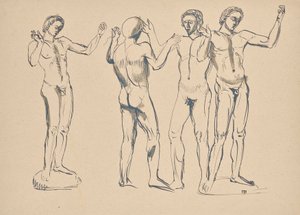 スピーカーの 4 つのスケッチ 作： Franz Barwig d. Ä.