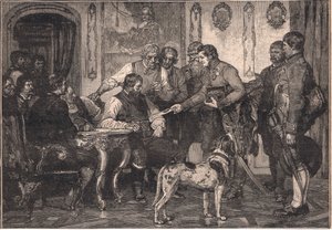 アンドリュー・ホーファーがチロルAD 1809の知事を任命 作： Franz Defregger