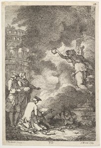 1764年、1764年のローマ訪問。 作： Franz Edmund Weirotter