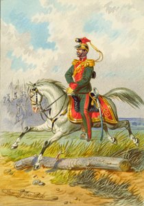 馬に乗った兵士 作： Franz Gerasch