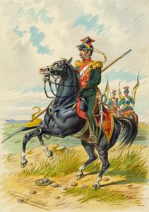 馬に乗った兵士 作： Franz Gerasch