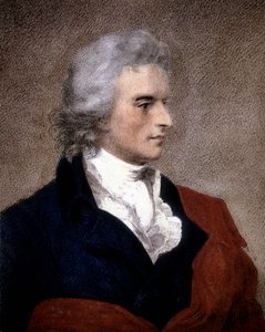 フリードリッヒ・フォン・シラー（1759-1805）の肖像（F. G. von Kugelgenの絵画より）。 作： Franz Gerhard von Kugelgen