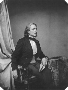 フランツリスト、ハンガリーの作曲家、ピアニスト、c1860