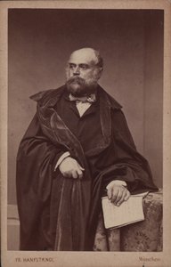 ピアニストで作曲家のアドルフ・フォン・ヘンゼルトの肖像、1814～1889年、1860年頃。 作： Franz Hanfstaengl
