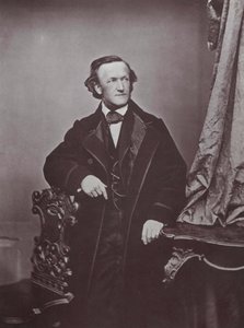 リチャードワーグナー、ドイツの作曲家、1860年代 作： Franz Hanfstaengl
