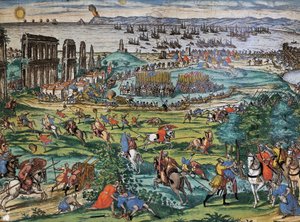 シャルル5世のチュニス攻略軍 作： Franz Hogenberg
