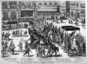 1582年2月19日、アントワープでのアランソン公爵（1554-84）のフランスのヘラクレスフランソワの侵入 作： Franz Hogenberg