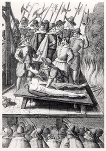 エリザベス1世（1533-1603）の治世中のイギリスにおけるカトリック教徒の処刑 作： Franz Hogenberg