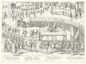 ブリュッセルでのエグモント伯爵とホーン伯爵の処刑、1568