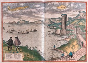イタリア、ゲータまたはゲーテ（彫刻 作： Franz Hogenberg