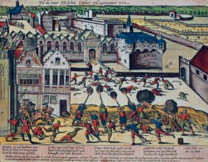1581年のハルテペンヌフューリー（色付き彫刻）