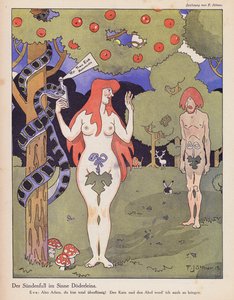 Doderleinによる人間の堕落（カラーリソ） 作： Franz Jüttner
