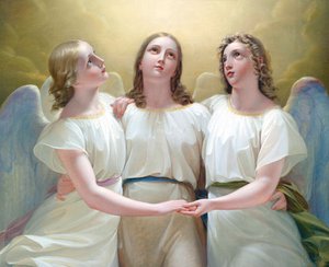 3人の守護天使 作： Franz Kadlik
