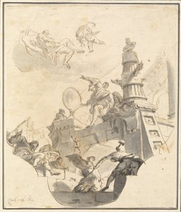 知恵と芸術の寓意 作： Franz Karl Palko