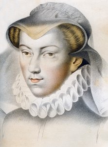 Louise deLorraine-Vaudémont1553-1601、16世紀1849。 作： Franz Kellerhoven