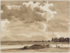コッヘルの近くの風景 作： Franz Kobell