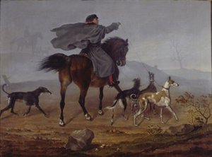 狩猟への騎馬行 作： フランツ・クルーガー