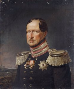 Frederic Guillaume III de Prusse - Frederick William III of Prussia (1797-1840), by Kruger, Franz (1797-1857).キャンバスに油彩。ストックホルム国立博物館